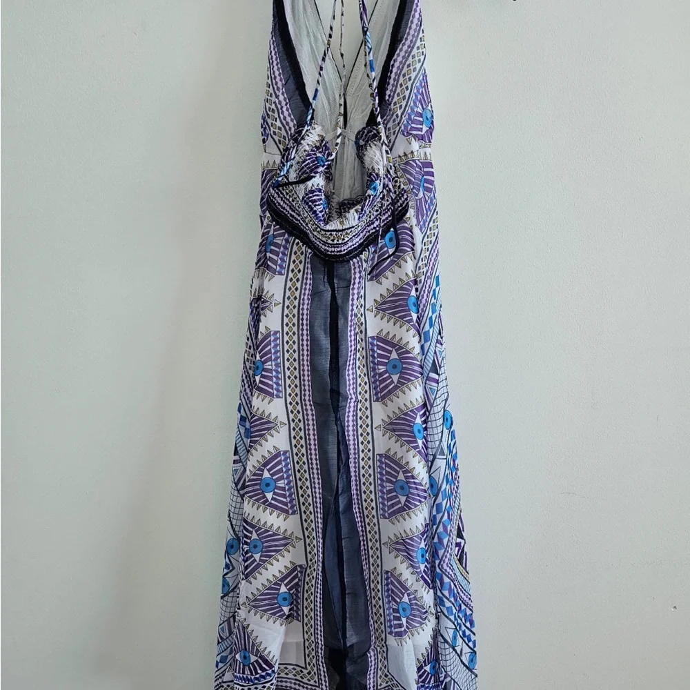 Long Bohemian Dress- beach coverup - Picture 5 of 6